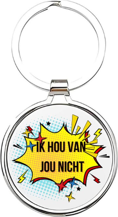 Akyol - Ik hou van jou nicht Sleutelhanger - nicht - De leukste nicht - Nicht sleutelhanger - sleutelhanger - Sleutelhanger voor nichten - Familie sleutelhanger - verjaardagscadeautje - cadeau voor de liefste nicht - cousin - 4 x 7,5 CM