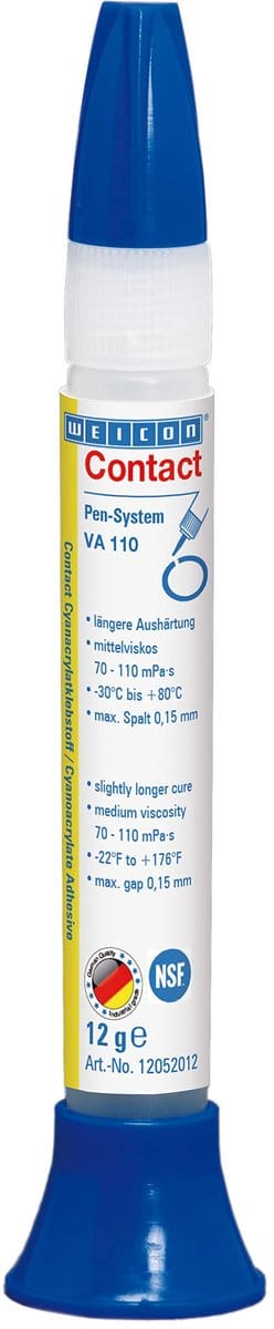 Weicon Contact VA 110 – Cyanoacrylaatlijm 12 g – NSF-zulke kleurloos