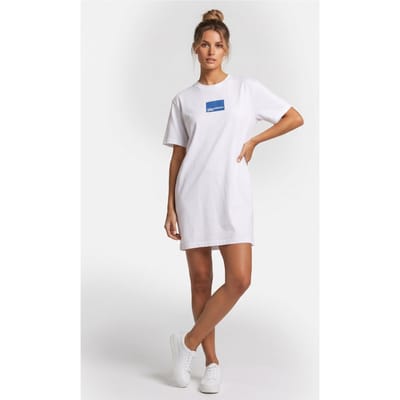 Karl Lagerfeld Klj Regular Sslv Tee Dress White Taglia: S | Abiti in T-Shirt Outlet | Donna | Bianco