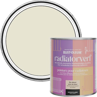 Rust-Oleum Grijs Radiatorverf Hoogglans - Oester 750ml