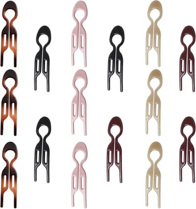 Inovra Plus - 15 stuks U-vormige haarspelden - Franse stijl - Haaraccessoires voor dames en meisjes - Haarklemmen voor kapselstyling