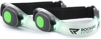 Rockerz Hardloop verlichting - Hardloop lampjes incl batterijen - LED verlichting voor om je armen - Water resistant - Set van 2 - Kleur: Groen