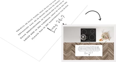 Keukenloper - Loper keuken - Kerstmis - Lucas 2:6-7- Quotes - Spreuken - Kerst - 120x50 cm - Keukenloper vinyl