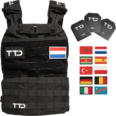 TTD® Verstelbaar Gewichtsvest voor Hardlopen en Fitness - Tot 16.5 kg