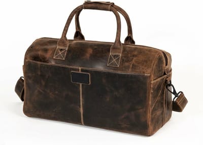 Gillis London 7701#G cameratassen en rugzakken Schoudertas Bruin