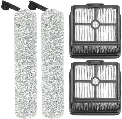 4 Onderdelen - Accessoires Set - Geschikt voor Dreame H12/H11S/H12S (2 hoofdborstels + 2 filters)