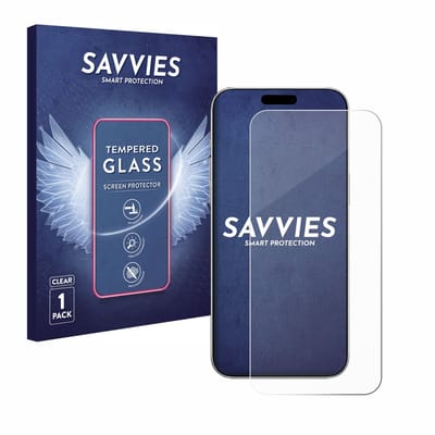 Savvies - Glas Screenprotector voor Apple iPhone 16 Pro - Gehard Beschermglas 9H