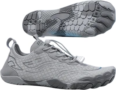Bovista Barefoot Schoenen - Waterschoenen - Aquashoes - Afzwemschoenen - Zwemles - Dames & Heren - Fitness - Sportschoenen - Grijs - Maat 36.5