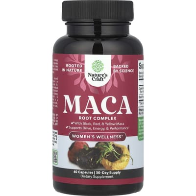 Nature's Craft, Women's Wellness, Maca Root Complex, 60 Capsules