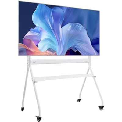 VEVOR TV-standaard Rollende TV-kar voor 889-2540 mm TV-standaard TV-standaard tot 90 kg, TV-vloerstandaard met plank (max. VESA 800 x 600 mm) voor Woonkamer Slaapkamer Kantoor