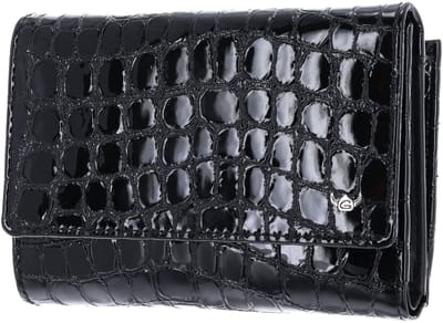 Golden Head Leren portemonnee Cayenne RFID Protect Damenbörse 2829 Schwarz zwart