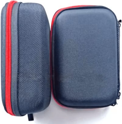 Hard Cover Carry Case geschikt voor JBL Go 3 Wireless Bluetooth Speaker Hoesje Opberghoes Sleeve Beschermhoes Tas Hoes Opbergtas Etui Draagtas Zwart