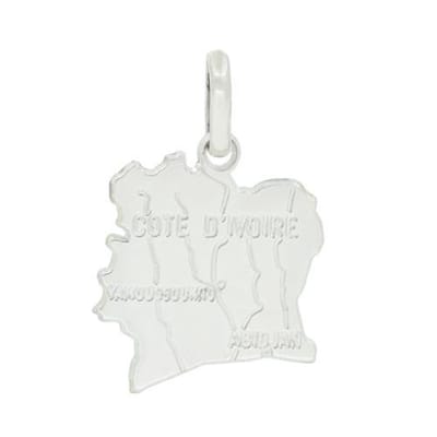 Blinx Jewels Zilveren Hanger Ivoorkust