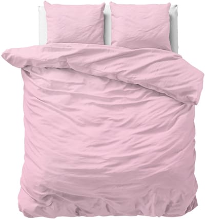 Dreamhouse dekbedovertrek Stone Washed Roze 135 x 200 cm