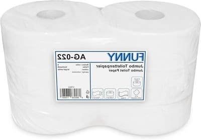 Jumbo toiletpapier - Grote rollen - Dagelijks gebruik - 2-laags zacht papier - 6 rollen - Hoog wit
