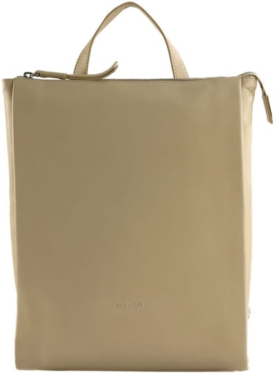 PICARD Leren vrijetijdsrugzak rugzak Bali City Backpack Cookie beige