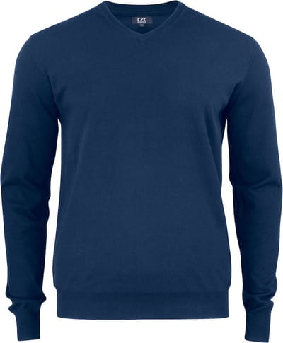 Cutter & Buck Oakville V-neck Heren 355418 - Dark Navy - 4XL