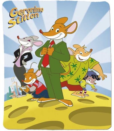 Geronimo Stilton - Fleece deken - Plaid - 130x160cm