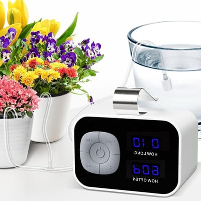 Automatisch bewateringssysteem met programmeerbare timer en USB-voeding