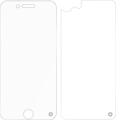 Force Case, Screenprotector geschikt voor iPhone 8 - [360° Protection] Anti-Fingerprint, Transparant