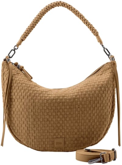 FREDsBRUDER Schoudertas Natural Flow Hobo Bag Caramel Lichtbruin