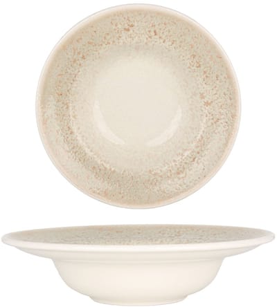 By Bone Pastabord - Natura - Porselein - 25 cm (400cc) - set van 2