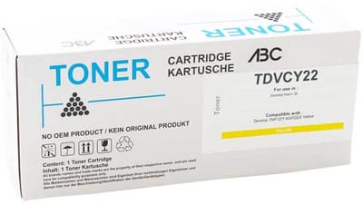 ABC huismerk Toner geschikt voor Develop TNP-22Y geel geschikt voor Ineo+ 35 Ineo Plus 35 TNP22 TNP 22