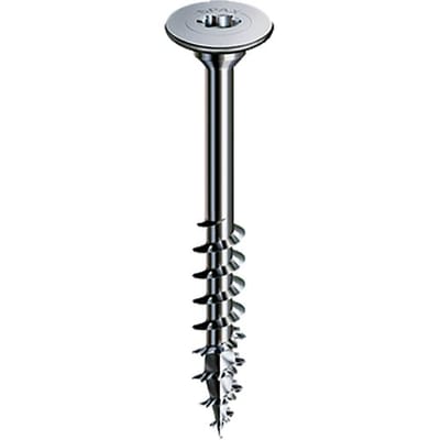 SPAX 681030400303 Achterwandkop, Achterwandkop, 4 x 30, Deeldraad, T-STAR plus T20 - Vernikkeld - 200 stuks