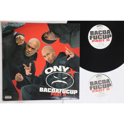 LP Plaat ONYX - Bacdafucup Part II KOCLP8268 KOCH RECORDS 2002 US Rap & Hip-Hop/R&B Gebruikt red