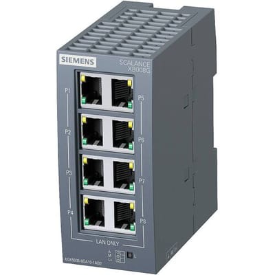Siemens 6GK50080GA101AB2 6GK5008-0GA10-1AB2 Industrial Ethernet Switch 10 / 100 / 1000 MBit/s