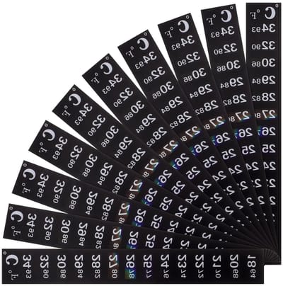 10 Stuks Plakthermometer Strips - Digitale Temperatuurstickers voor Wijn, Bier en Vistanks