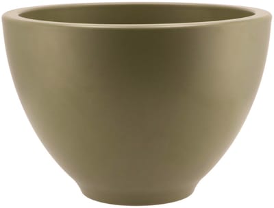 DK Design Bloempot/plantenpot Vinci - olijfgroen mat - voor kamerplant - D21 x H31 cm