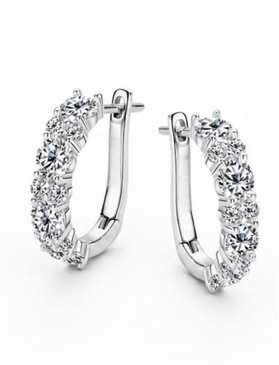 Oorbellen- Zilverkleurig - Verguld - Roestvrijstalen oorbellen - sieraden – Cadeau tip – Hip - Trendy
