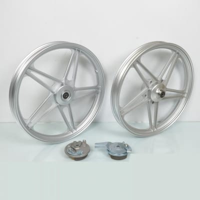 17x1,6 inch bernardi grijze spaakvelgen voor peugeot 103 mvl nieuw