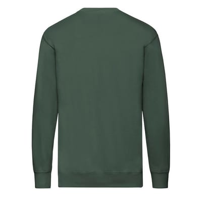 Fruit of the Loom Heren Lichtgewicht Set-In Sweatshirt (Fles groen)