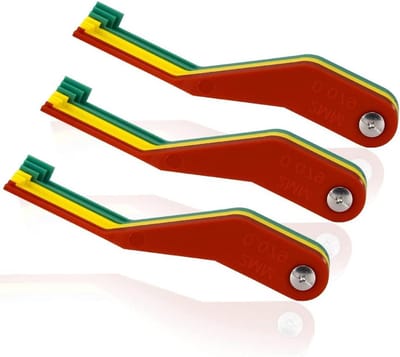 Remblokdiktemeter Set - Remmeter Gereedschap - Slijtage Meten - Kleurgecodeerd Systeem - 2-12 mm - Multicolor
