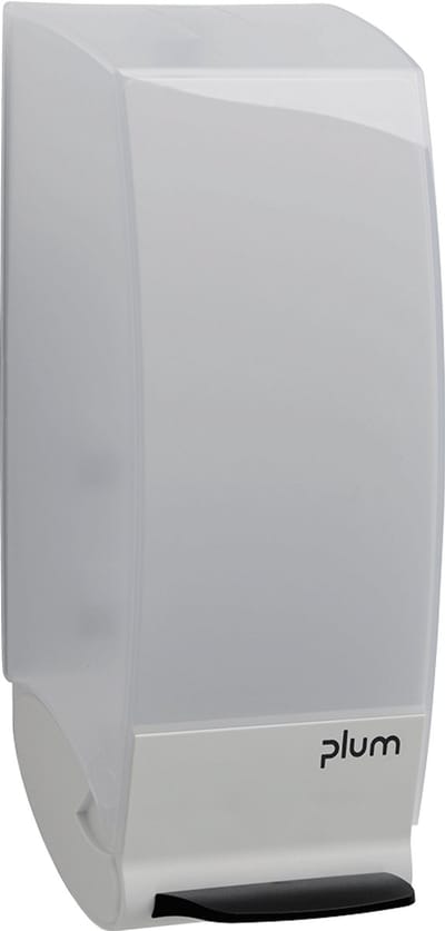 Combi Plum Plast transparante witte plastic dispenser - 1.0 Liter