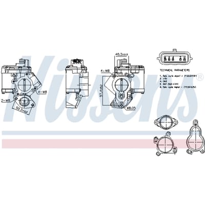 EGR-klep NISSENS 98463
