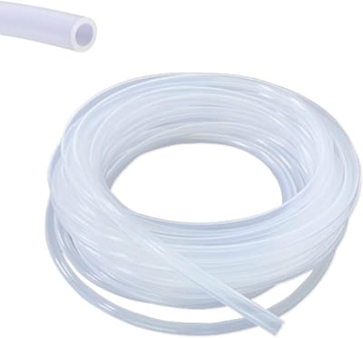 Flexibele Siliconen Slang 8mm Binnen- en 10mm Buitendiameter, Voedselveilige Slang voor Water, Lucht en Olie Transport