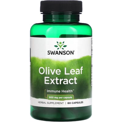 Olijfblad Extract, 500Mg, 60 Plantaardige Capsules