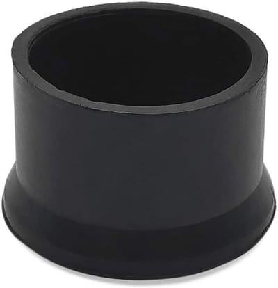 Vloerbeschermers voor Stoelpoot - Antislip Rubber Caps voor Meubels - 50mm, Rond, Zwart - 4 Stuks