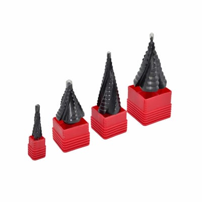 AWTOOLS Black Line - Spiraal Stappenboor - 4-22mm - TiAlN Coating - HSS M2