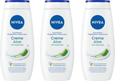 Nivea® | 3 x 250 ml Aloe Vera Creme douchegel |
