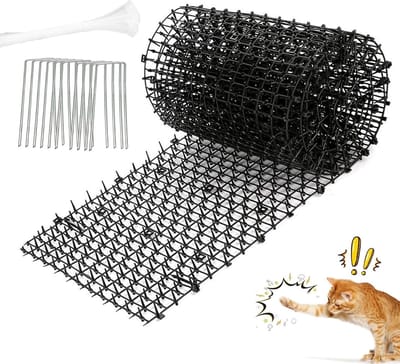Katvriendelijke Bescherming: Anti-Kat Mat met Spikes 30 × 200 cm, Dierenafschrikmiddel voor Tuin en Huis, Veiligheidsoplossing tegen Ongedierte