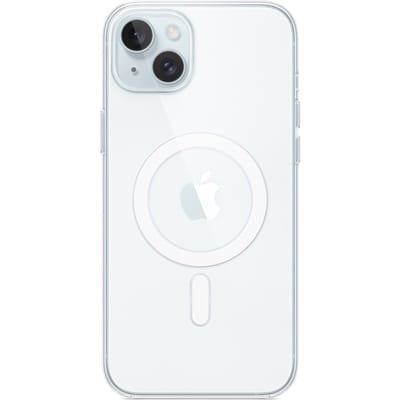 Clearcase MagSafe voor de Apple iPhone 15 Plus - Transparent