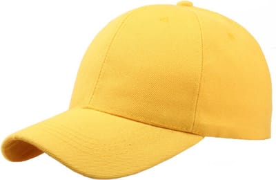 LGT JWLS Effen Baseball Cap van 100% Katoen - Geel
