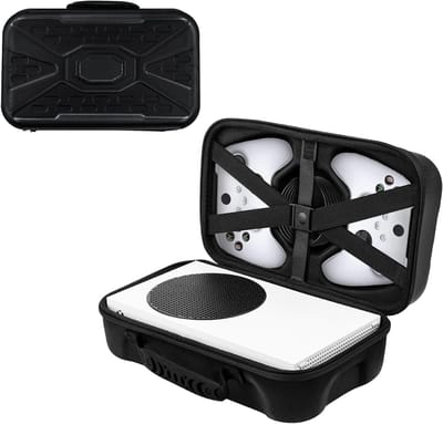 Hard Case voor Xbox Series S - Opbergtas voor Console, Draadloze Controller en Gaming Accessoires - Zwart