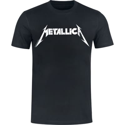 Metallica T-shirt - Textured Logo - Heavyweight - S tot XXL - voor Mannen - zwart