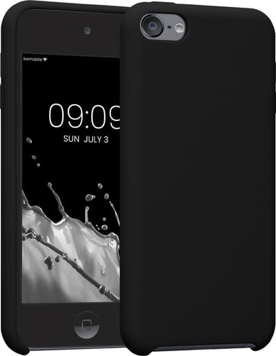 kwmobile hoes geschikt voor Apple iPod Touch 6G / 7G (6de en 7de generatie) - Beschermhoes voor mediaspeler - Backcover in zwart