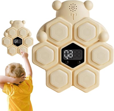 Hoogspringteller Speelgoed - Interactieve Trainer - Actief Spelen - Gegamificeerde Functies - 19.5x22.5 cm - Geel